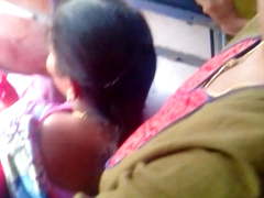 Tamil young girl hot boobs in bus