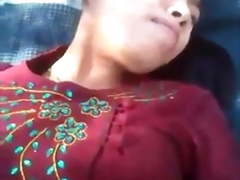 Indian hairy teen girl outdoor